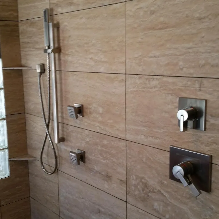Shower fixture installation for Water Heater Replacement in Great Falls